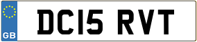 Truck License Plate